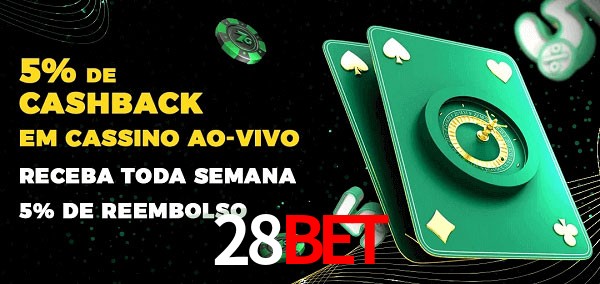 Promoções do cassino ao Vivo 28BET